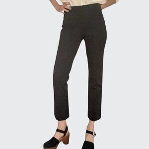 Anthropologie Maeve Black Cropped Slim Fit Pants US 00P
